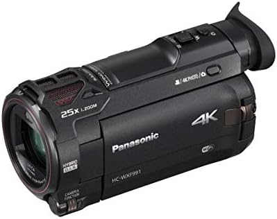 Panasonic HC-WXF991K 4K UHD מצלמת וידיאו, עדשת Leica Dicomar 20x, ערכת צרור | 66 'חצובה + כרטיס SD 64 ג'יגה-בייט